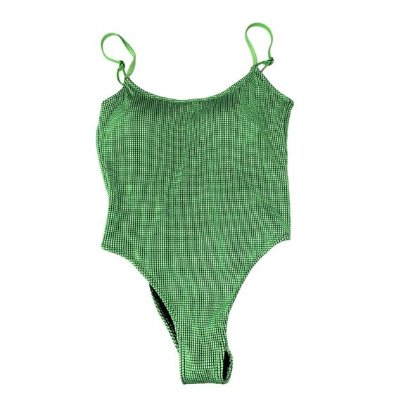 Cotton On Sz XL Textured Scoop One Piece Swimsuit Bathing Suit NEW - Picture 3 of 10